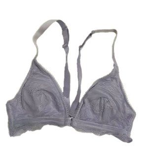 Victoria's Secret Bralette Purple Lace Snap Front
